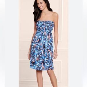 Soma Wrapped Waist Strapless Short Dress Women’s Small